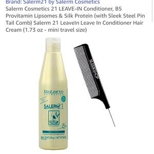 Leave-In Hair Conditioner with Black Comb - Cream